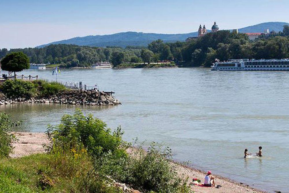 Sykkeltur Passau-Wien - Badestranden Luberegg